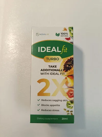 Foto della confezione IdealFit Turbo da un cliente reale